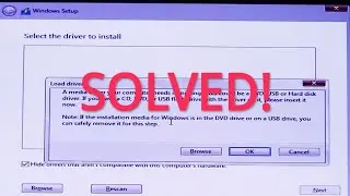 Fix Windows 10 Setup A media driver computer needs is missing (Unetbootin)