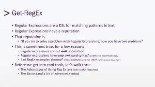 Irregular Regular Expressions Made Strangely Simple - James Brundage