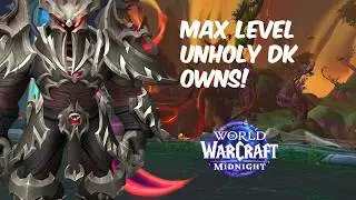 MAX LVL DK LETS GO!   Unholy dk pvp midnight
