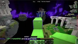 Bedwars but I can only pvp with kb sticks