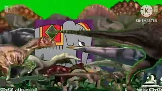 The Biggest Animals. Stampede Green Screen