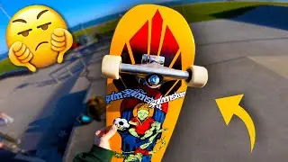 shaped skateboards ruined my tricks...