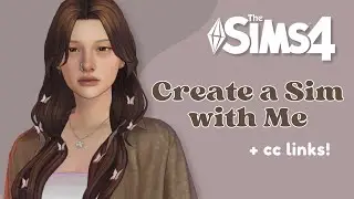 Create a Sim + CC Links & Sim Download 🧸 Sims 4 Speed CAS