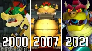 Evolution of Mecha Bowser Battles in Mario Games (2000-2021)