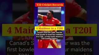 4 Maidens in T20 Match. @drinfoshort #shorts #short #viral #T20Cricketnews  #CricketUpdates