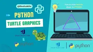 How to Draw incircle shape in Python- Turtle Graphics tutorials in Hindi