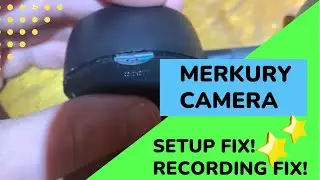 Merkury geeni camera Setup FIX won't scan QR or Save to SD CARD