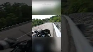 Rider Crashed Right into the Guardrail