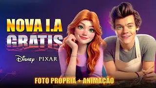 DISNEY PIXAR foto própria na INTELIGÊNCIA ARTIFICIAL + ANIMAÇÃO de Gráça (PASSO A PASSO Modo Fácil)