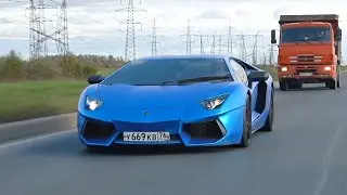 Replica LAMBORGHINI / First Drive in the City