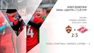 Обзор матча ЦСКА — «Спартак» (девушки 2010 г. р.) — 2:3