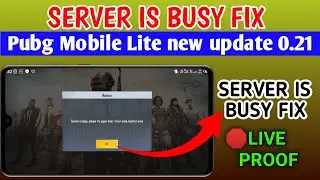 Pubg Mobile Lite Server Is Busy Please Try again later Peo solution || Pubg Lite Restrict Area fix