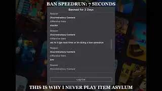 BAN SPEEDRUN: 7 SECONDS