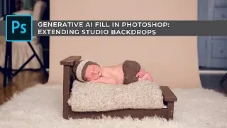 Generative AI Fill in Photoshop: Extending Studio Backdrops