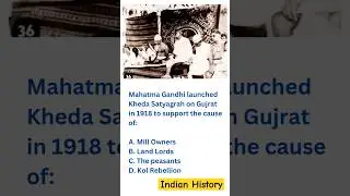 Indian History| Kheda Satyagraha | Gandhi Ji #gk