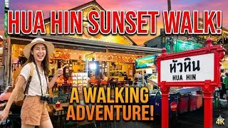 Discover Hua Hin at Sunset: A Walking Adventure, Thailand