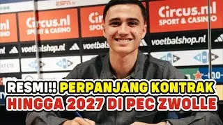 RESMII!! ELIANO REIJNDERS PERPANJANG KONTRAK BERSAMA PEC ZWOLLE HINGGA 2027