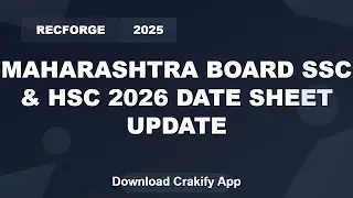 Maharashtra Board Exam Date Sheet 2026 | SSC & HSC Schedule Update