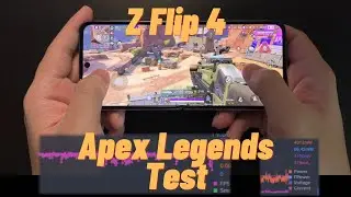 No 60 fps for you!  Galaxy Z Flip 4 Apex Legends Mobile Gaming Test