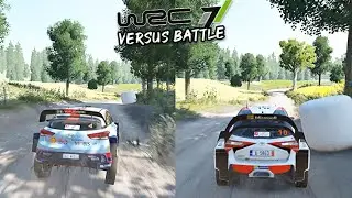 WRC 7 | Hyundai i20 Coupe WRC vs Toyota Yaris WRC | Rally Poland Branowo