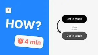 Smooth Button Hover Animation — Figma Tutorial