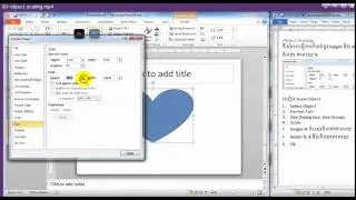 PowerPoint 2010 | PowerPoint tutorial | PowerPoint 2,10 Subject scaling