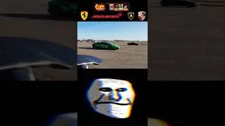 Ferrari 296 😈vs McLaren 750s 💀vs Lamborghini Huracan Perf 😎vs Porsche turbo ☠️Drag Race🔥 