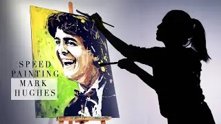 Speed painting | Mark Hughes Portrait for Herbalife