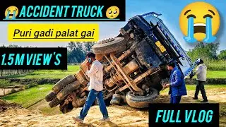 The entire truck flew into the air? 💔 The biggest reason for this accident! | TRUCK ACCIDENT VLOG...