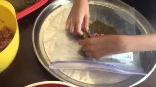 Easy way to roll grape leaves