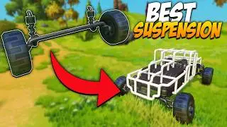 How to Build the BEST Suspension!!! Scrap Mechanic Drilling Thunder [UPDATED VERSION]