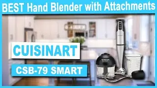 Cuisinart CSB-79 Smart Stick 2 Speed Hand Blender - Best Hand Blender with Attachments