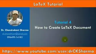 Create Latex File