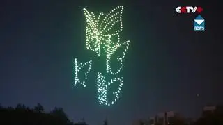Pixels in the night sky 2019 China International Big Data Industry Expo