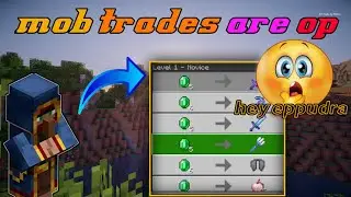 minecraft but mob trade 's are op tamil #tamil  #minecraftforever #eppudraseries
