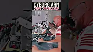 Is this CYBORG ARM BEATABLE⁉️😈💀 #shorts #armwrestling