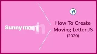 MOVING LETTER JQUERY | TEXT ANIMATION (2020)