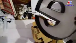 How to raising acrylic letter to make LED signboard? NK GRAOHICS ||