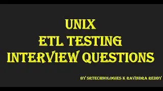Cracking ETL Testing Interviews: Mastering Unix Questions for Success