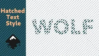 Inkscape SVG Tutorial - How To Draw Hatched Text Style