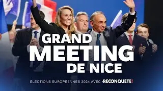 Grand meeting de Reconquête pour les Européennes avec Eric Zemmour et Marion Maréchal