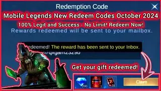 Mobile Legends Redeem Codes October 24 2024 - MLBB Diamonds Codes, Claim Now! 1st 💎