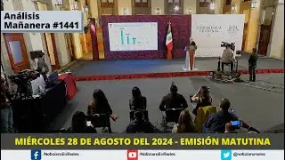 #EnVivo Conferencia mañanera del Presidente AMLO en vivo | Miércoles 28 de Agosto del 2024
