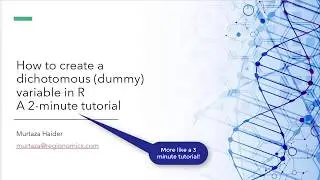 How to create a dummy variable in R