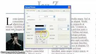 Creating a Border Around an Image in MS Word