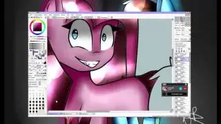 [SpeedPaint] Pinkamina and Rainbow Dash (Cupcakes Rainbow Faсtory)