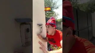When you ring the doorbell in the US vs. Spain