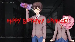 MC tries the Grimace Shake! (DDLC Mod)