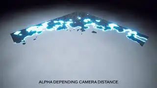 Unity shader - Alpha depending on camera distance - Shader graph
