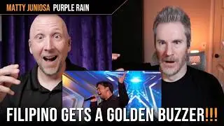Vocal Coach & Songwriter react to Matty Juniosa's GOLDEN 'Purple Rain' on BGT 2026!
